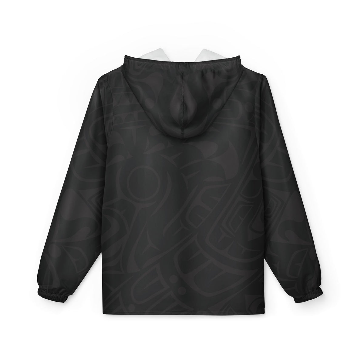 Unisex Windbreaker | Signature Print in Black & Gray